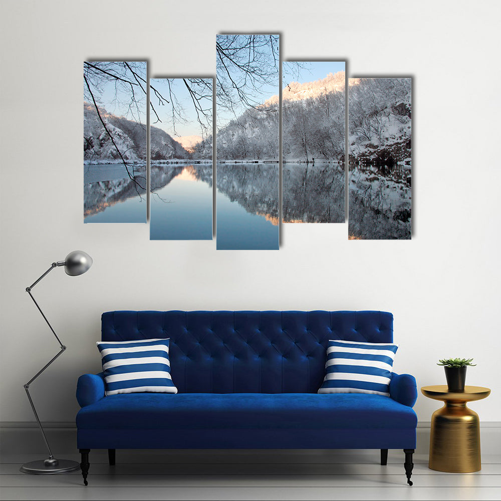 Lake Kozjak In Plitvice National Park Canvas Wall Art