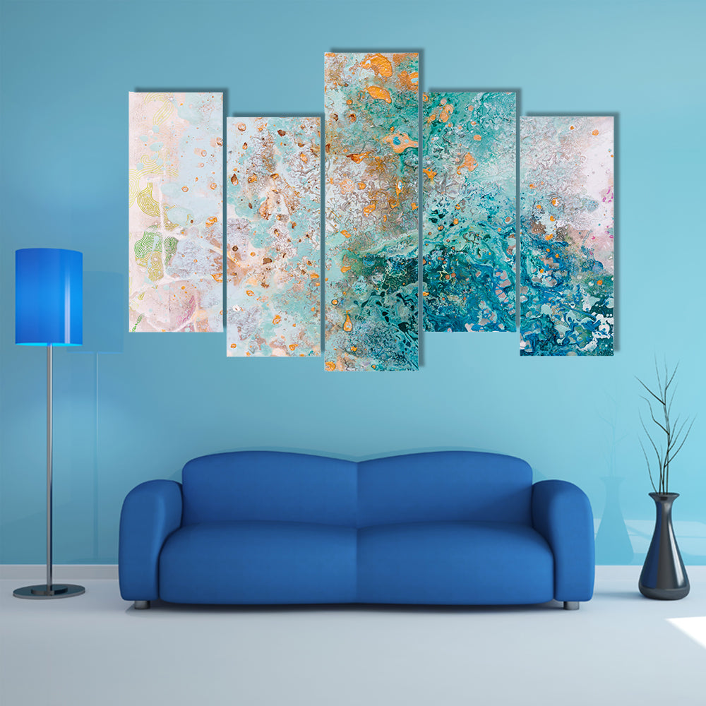 Hand Painted Sea Beach Canvas Wall Art
