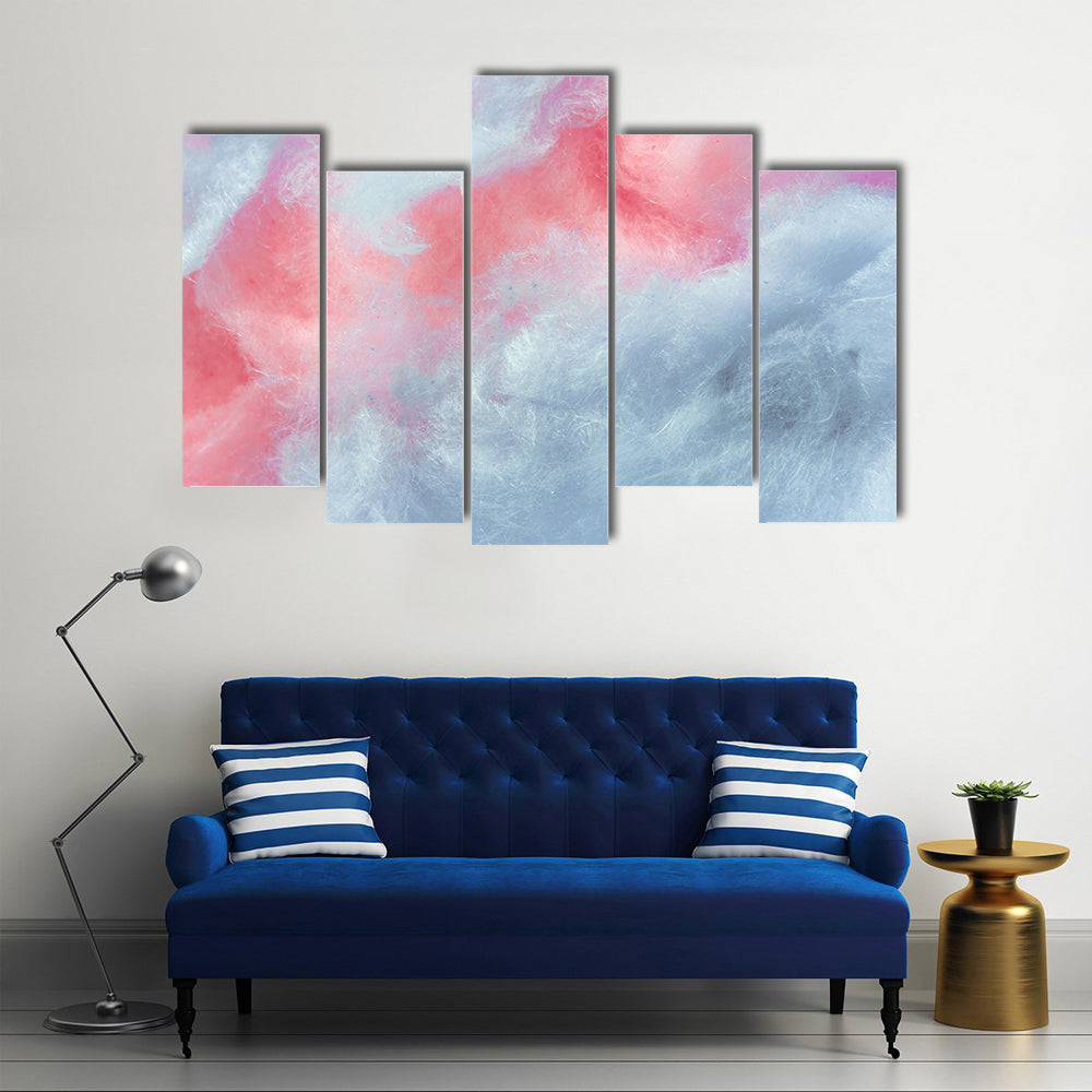 Cotton Candy Artwork Canvas Wall Art