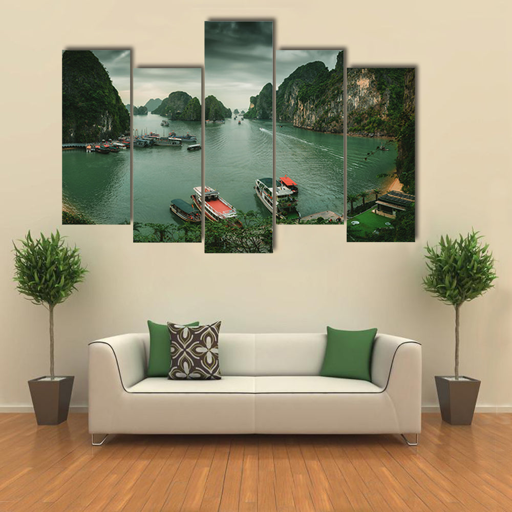 Ha Long Bay In Vietnam Canvas Wall Art