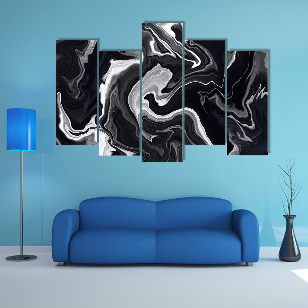 Marble Textured Artwork Canvas Wall Art