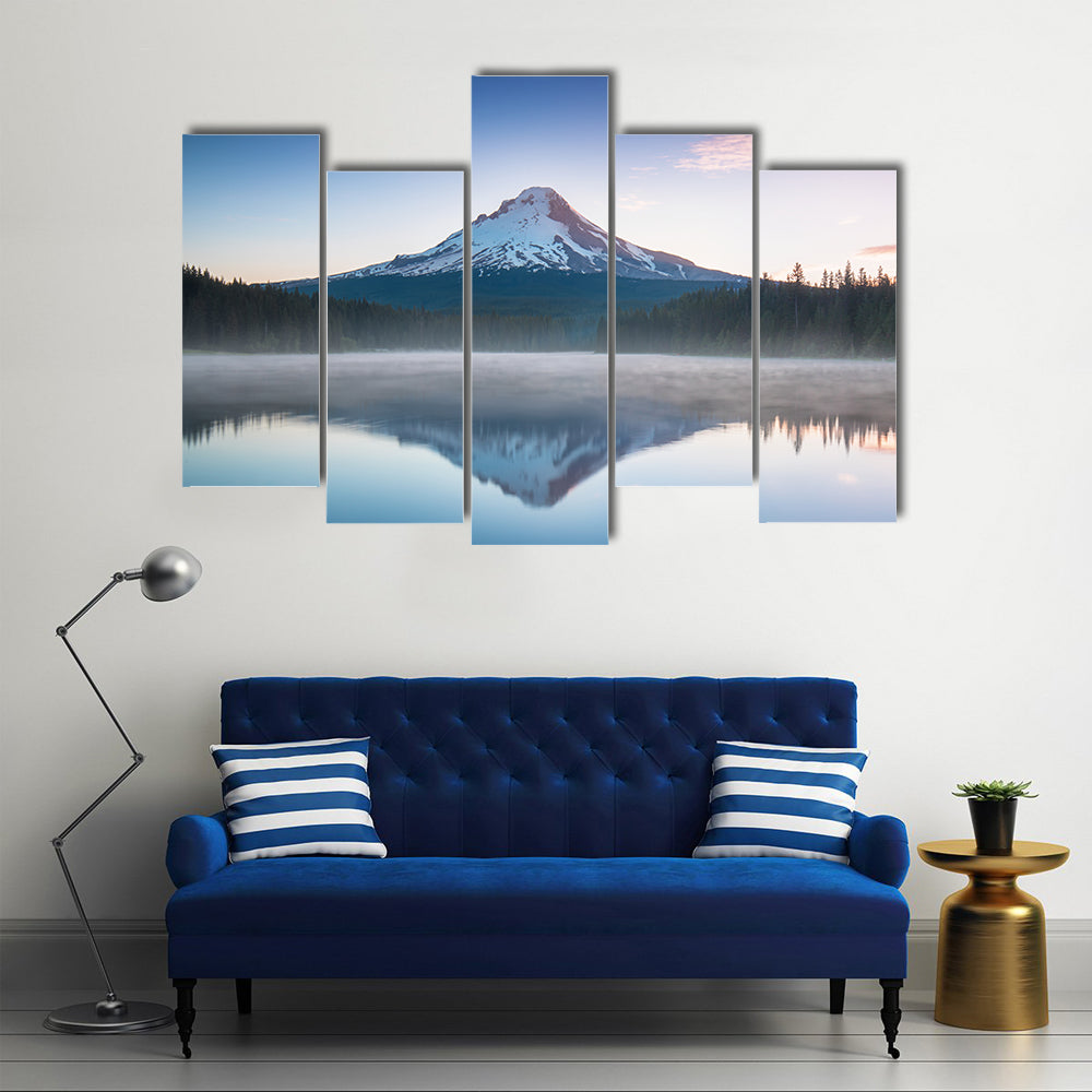 The Volcano Mountain Mount Hood Canvas Wall Art