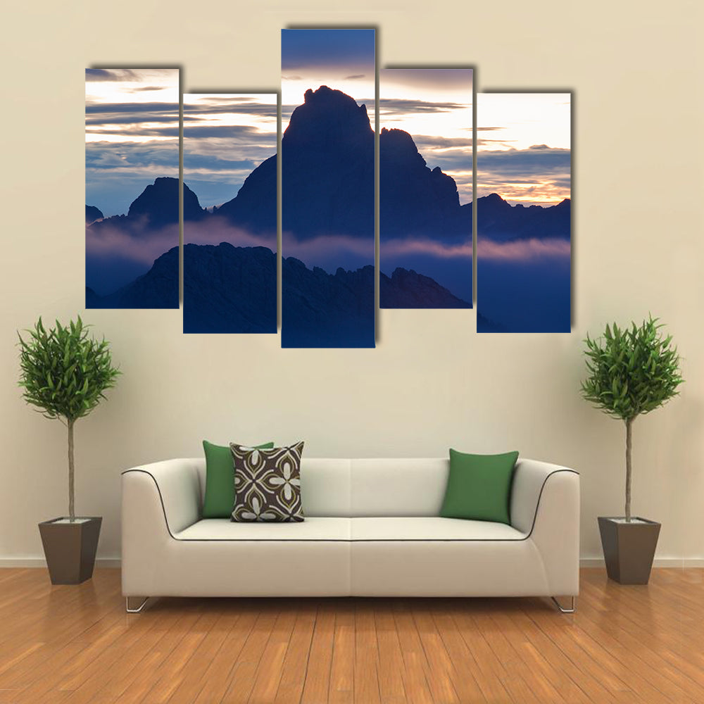 Dolomites Alps In Italy Canvas Wall Art