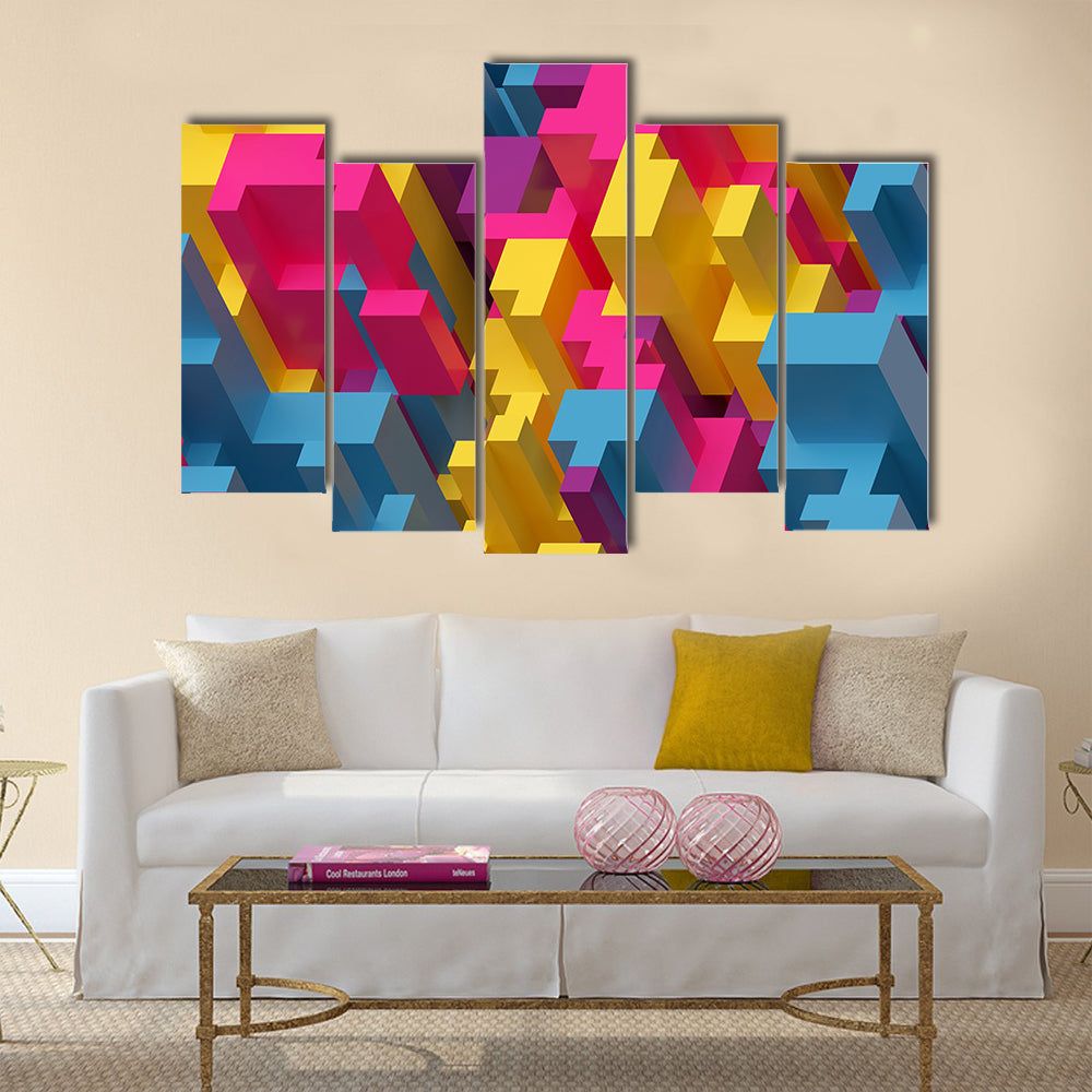 3D Digital Illustration Canvas Wall Art