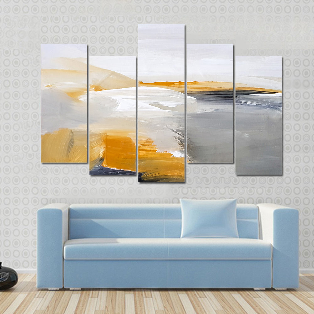 Flowing River Artwork Canvas Wall Art