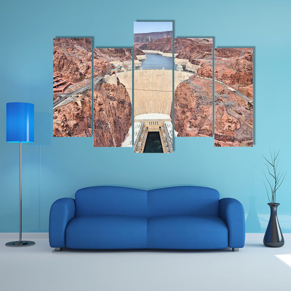 Hoover Dam in United States Canvas Wall Art