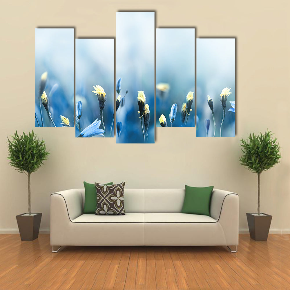 Yellow Dandelions Canvas Wall Art