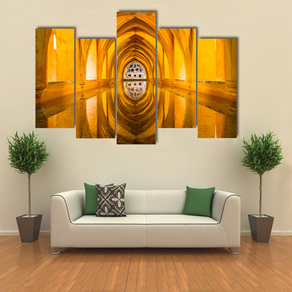 Royal Bathroom Alcazar In Sevilla Spain Canvas Wall Art