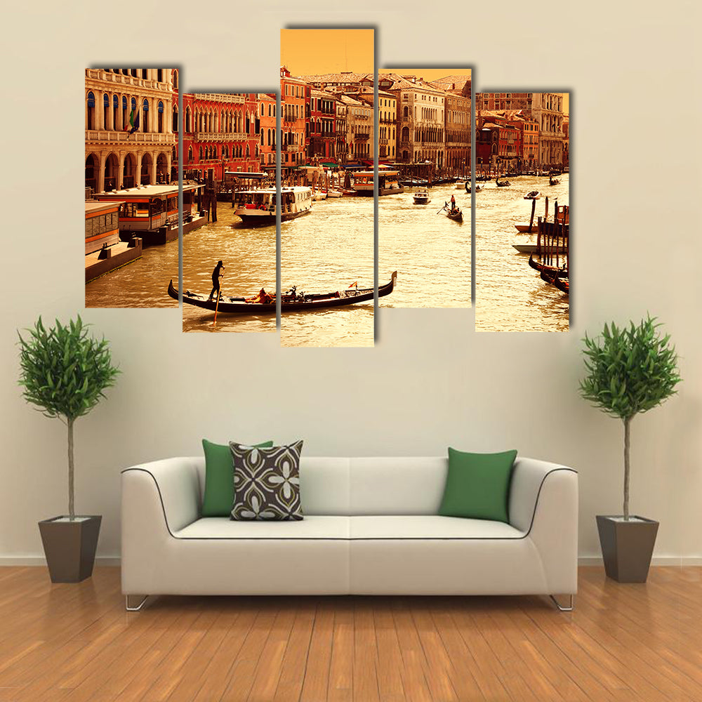 Canal Grande in Venice Canvas Wall Art