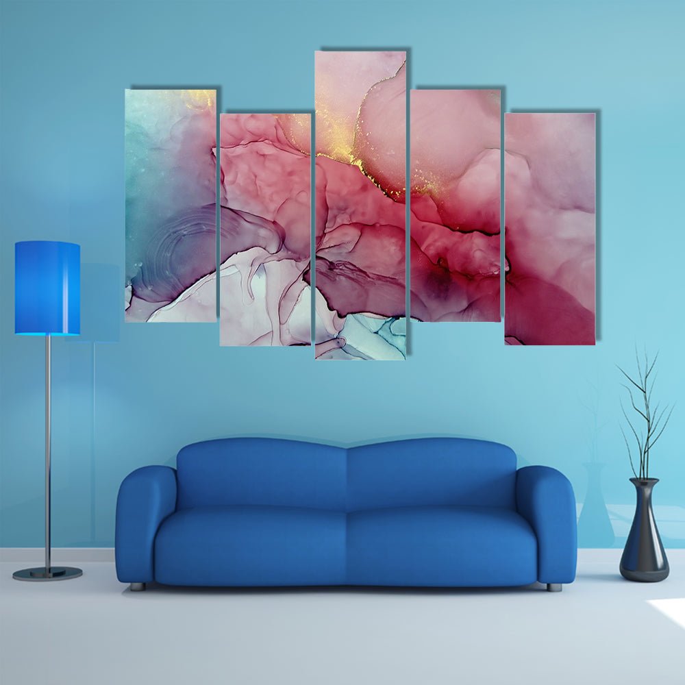 Splash Of Fluid Artwork Canvas Wall Art