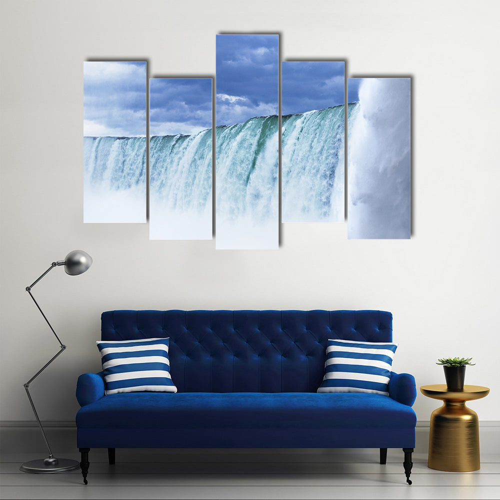 Niagara Falls Horseshoe In Canada Canvas Wall Art