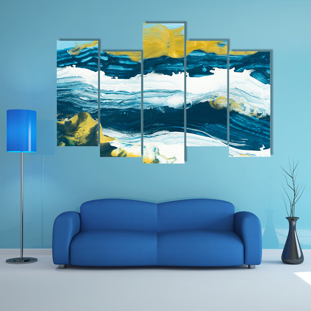 Acrylic Lake Texture Canvas Wall Art