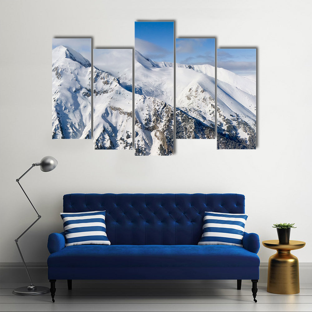 Alpine Ski Resort Bansko In Bulgaria Canvas Wall Art