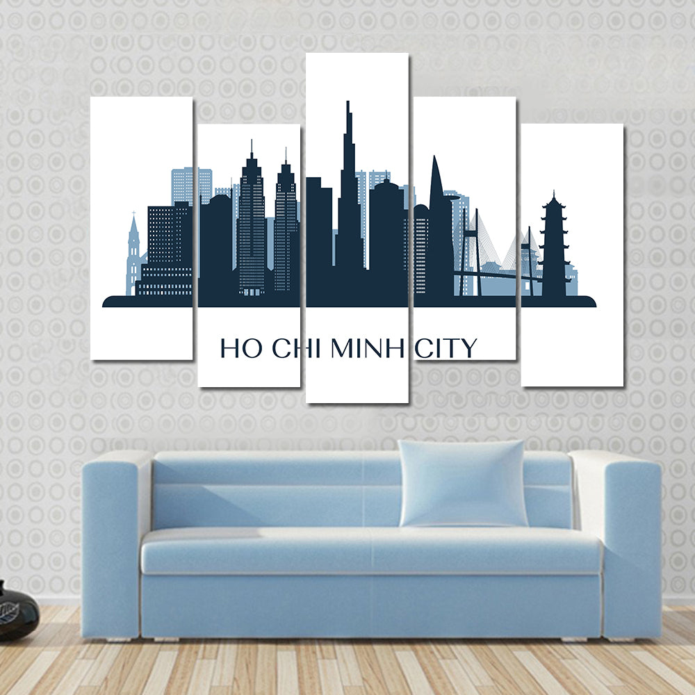 Ho Chi Minh City Skyline Canvas Wall Art
