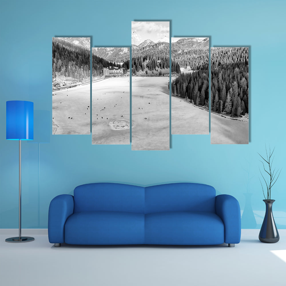 Dolomites at Misurina, Italy Canvas Wall Art