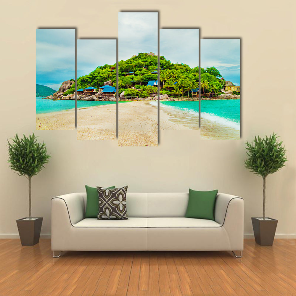 Tropical Island Beach in Thailand Canvas Wall Art
