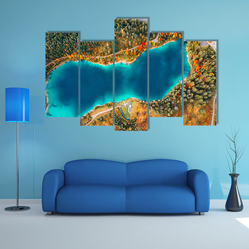 Urisee Lake In Austria Canvas Wall Art