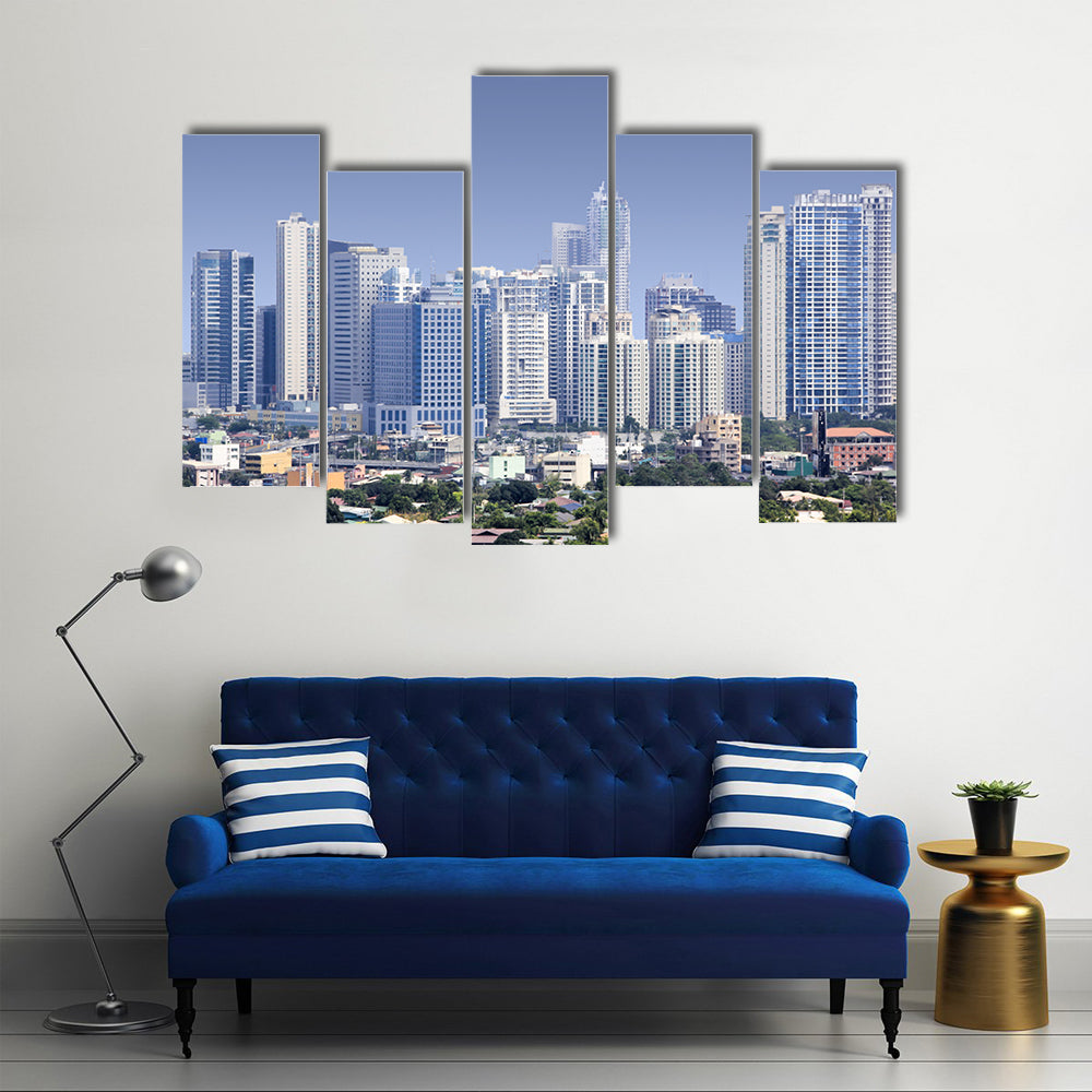 Fort Bonifacio Skyscrapers Philippines Canvas Wall Art