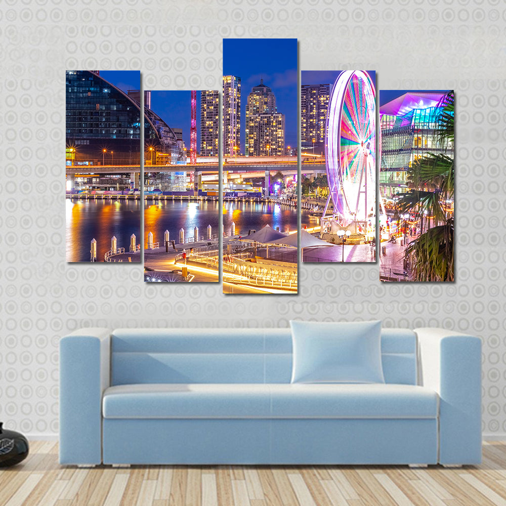 Sydney Harbour Skyline Canvas Wall Art
