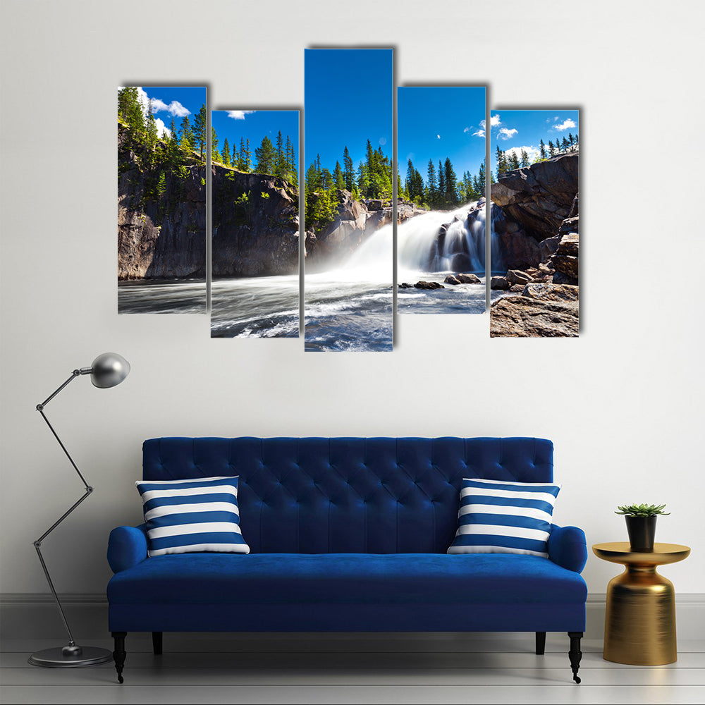 Scenic Waterfall Canvas Wall Art