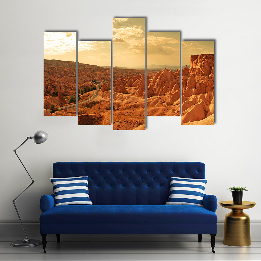 Amazing Stone Formations In Cappadocia Canvas Wall Art