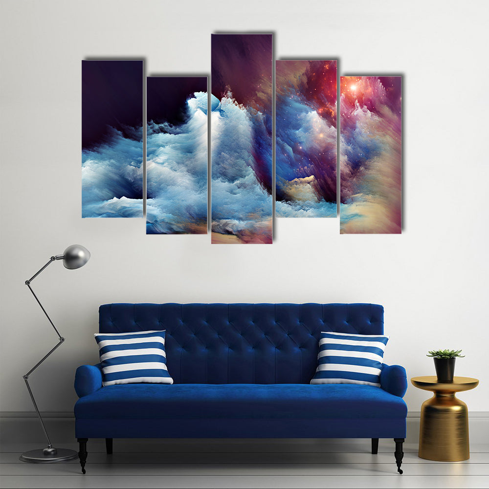 Energy of Dreams Nebula Canvas Wall Art