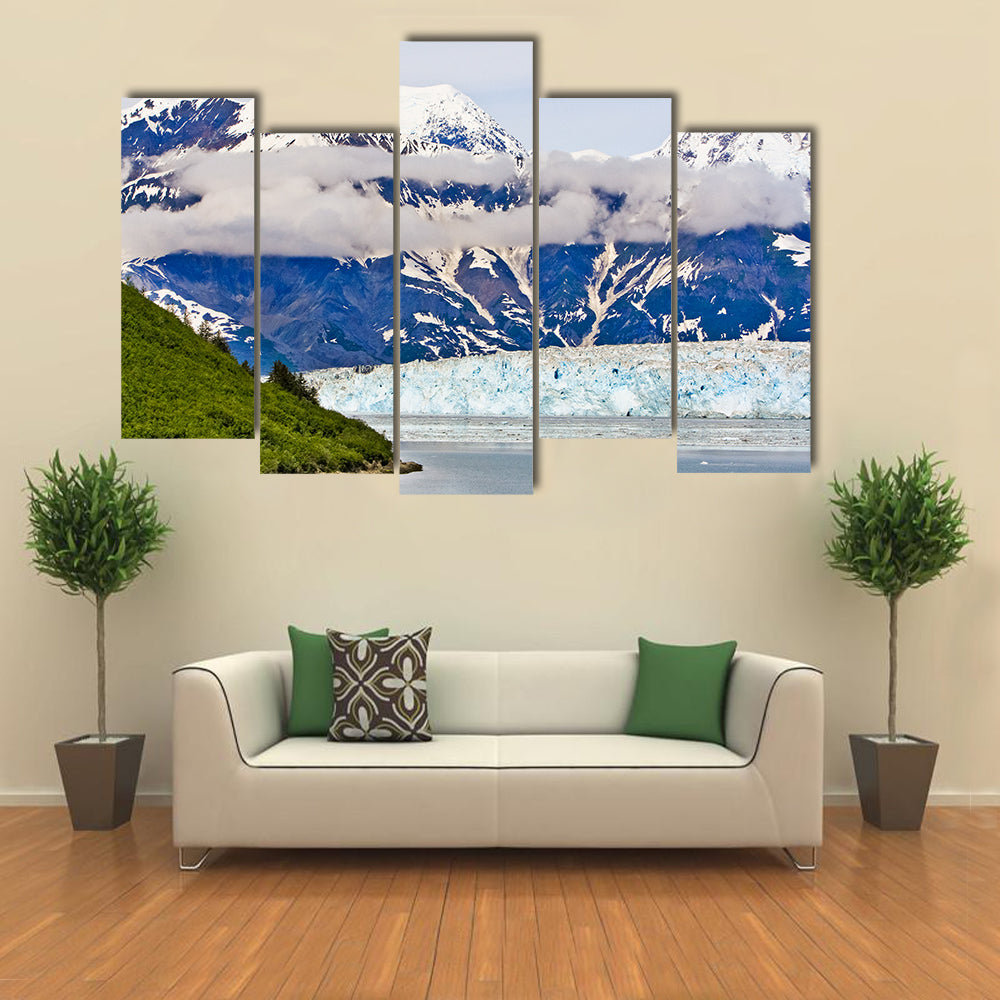 Haenke Island In Hubbard Glacier Alaska Canvas Wall Art