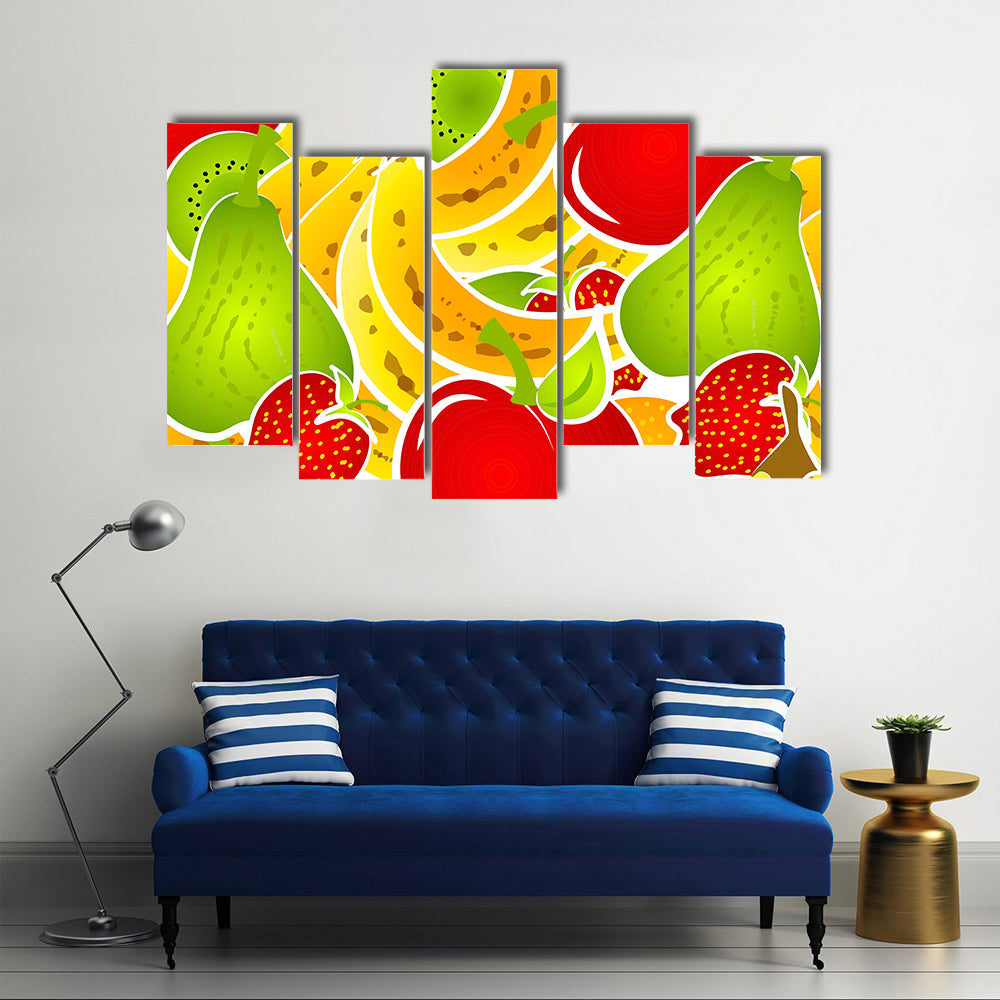 Healthy Fruits Artwork Canvas Wall Art