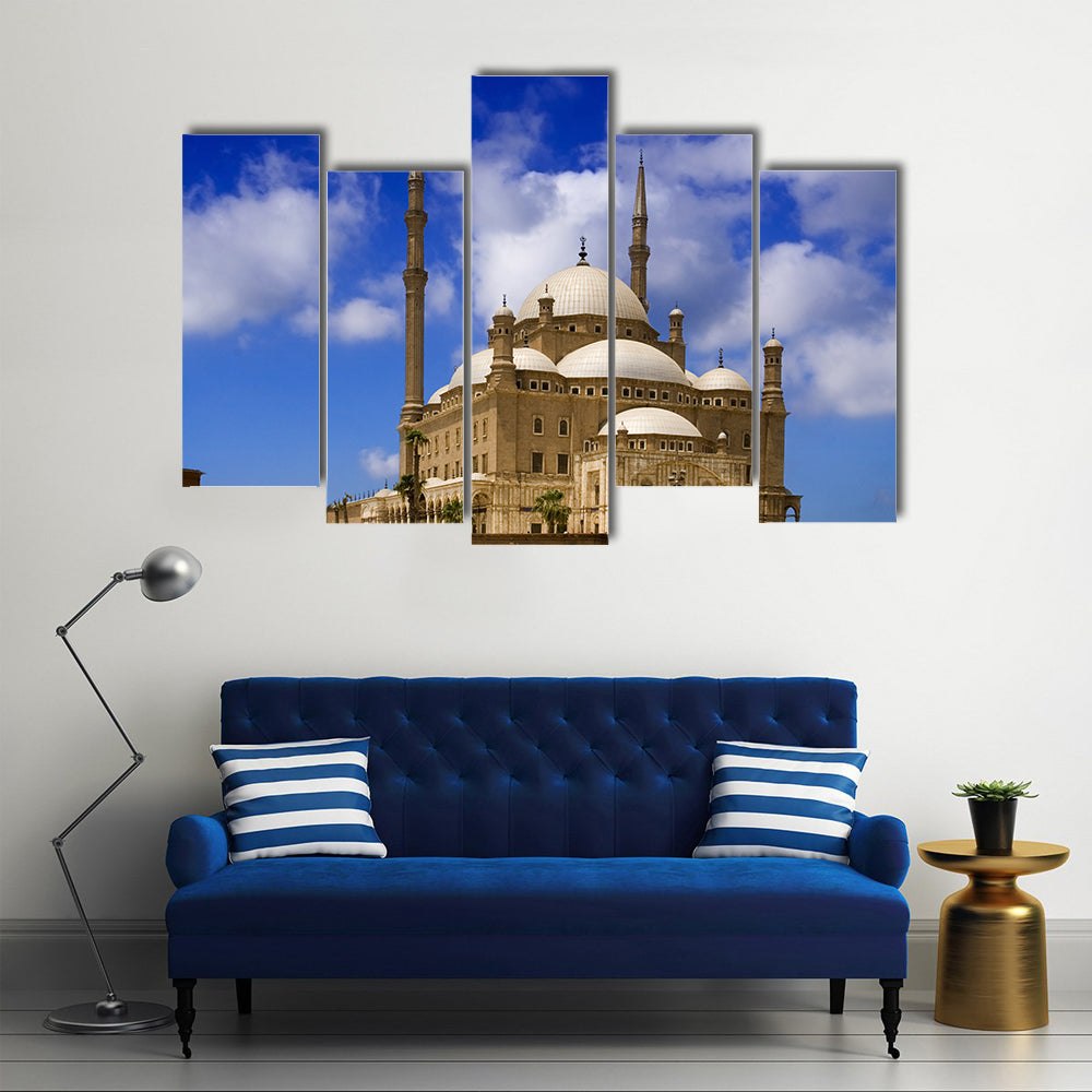 Mosque Of Muhammad Ali In Cairo Canvas Wall Art
