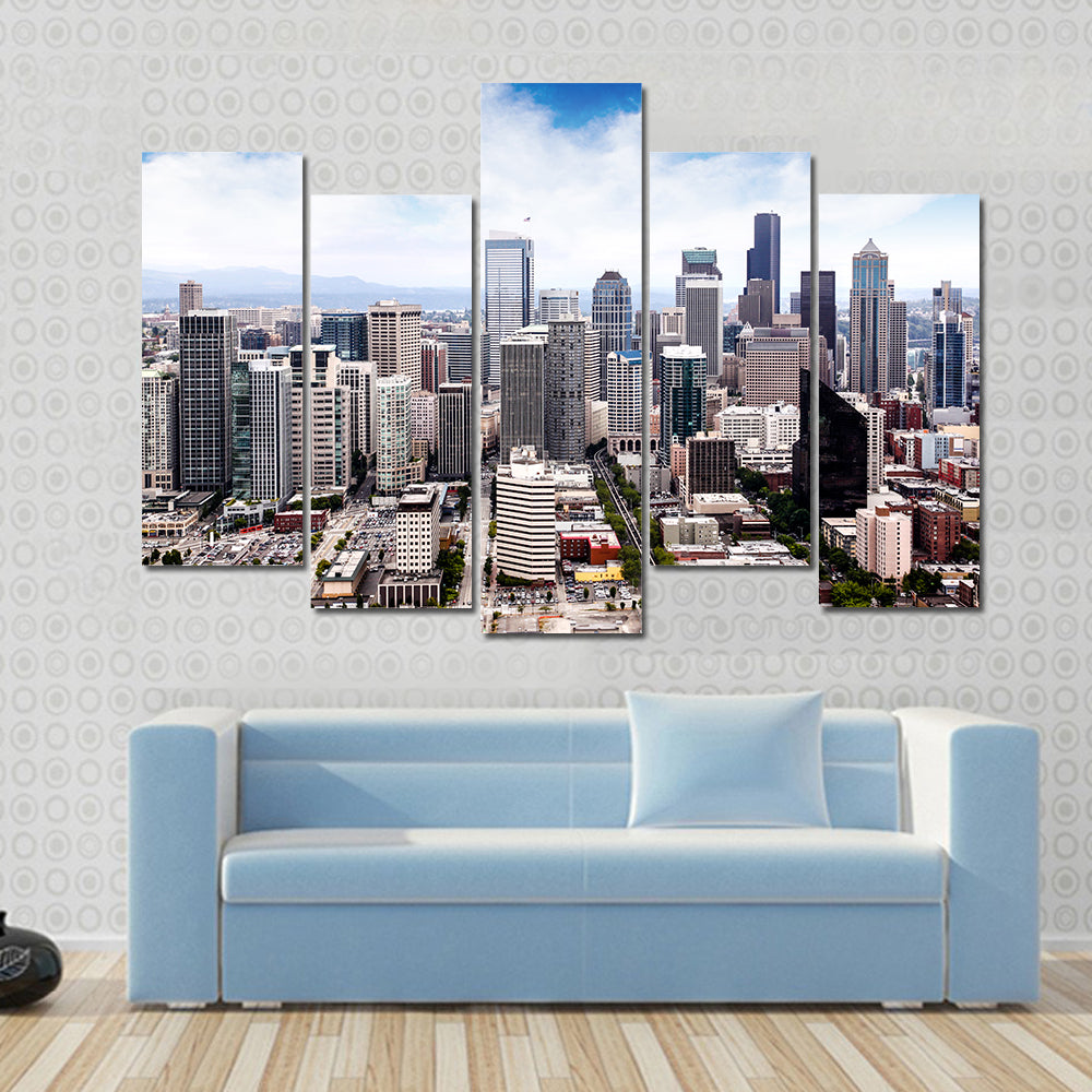 Seattle Cityscape Canvas Wall Art