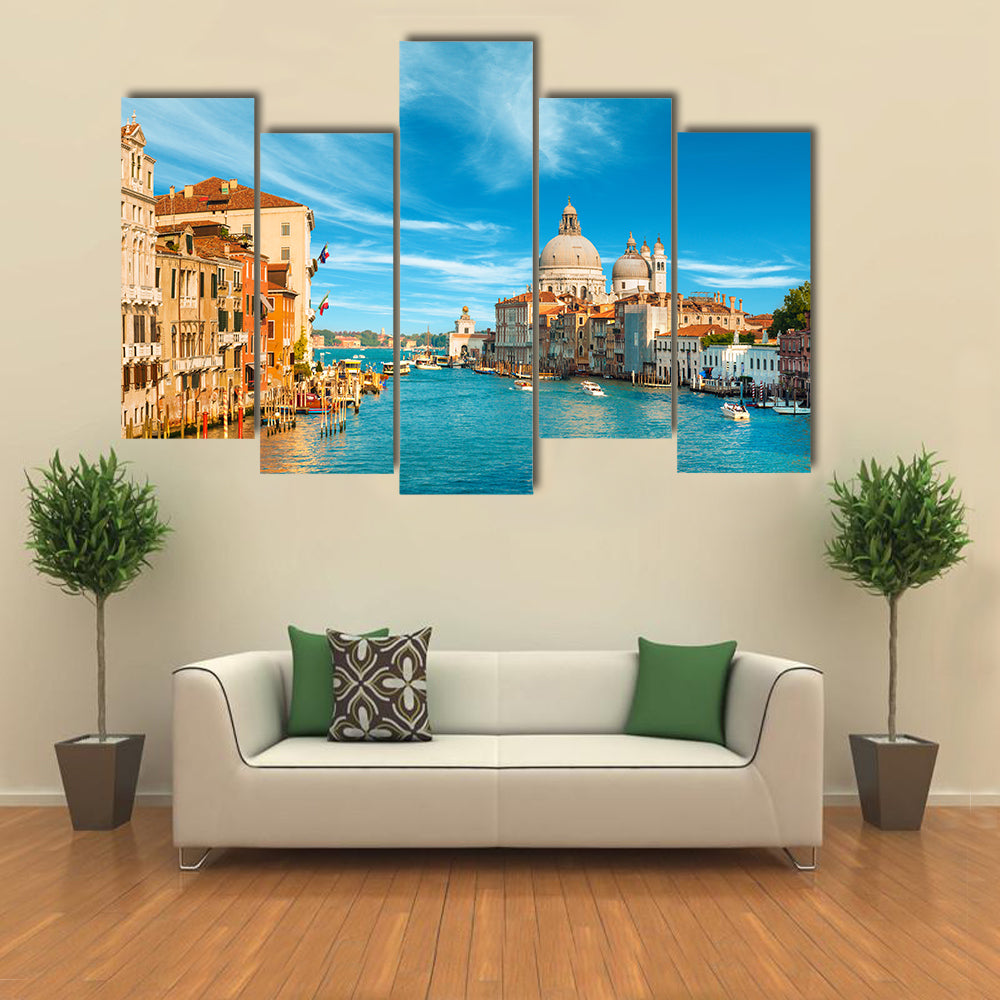 Venice Grand Canal with Santa Maria Della Salute Canvas Wall Art