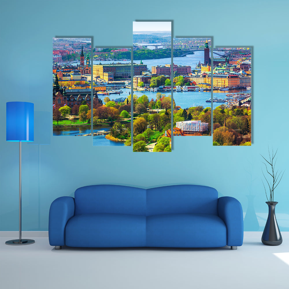 Old Town Gamla Stan In Stockholm Canvas Wall Art