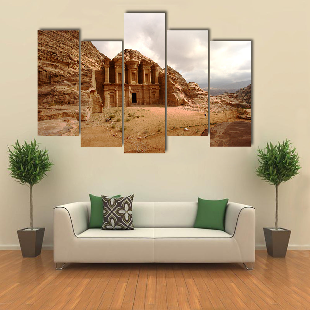Monastery at Petra, Jordan Canvas Wall Art