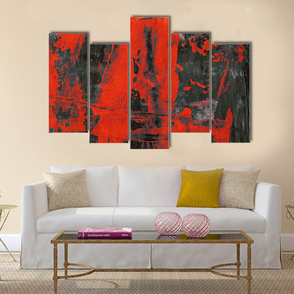 Watercolor Brush Strokes Canvas Wall Art