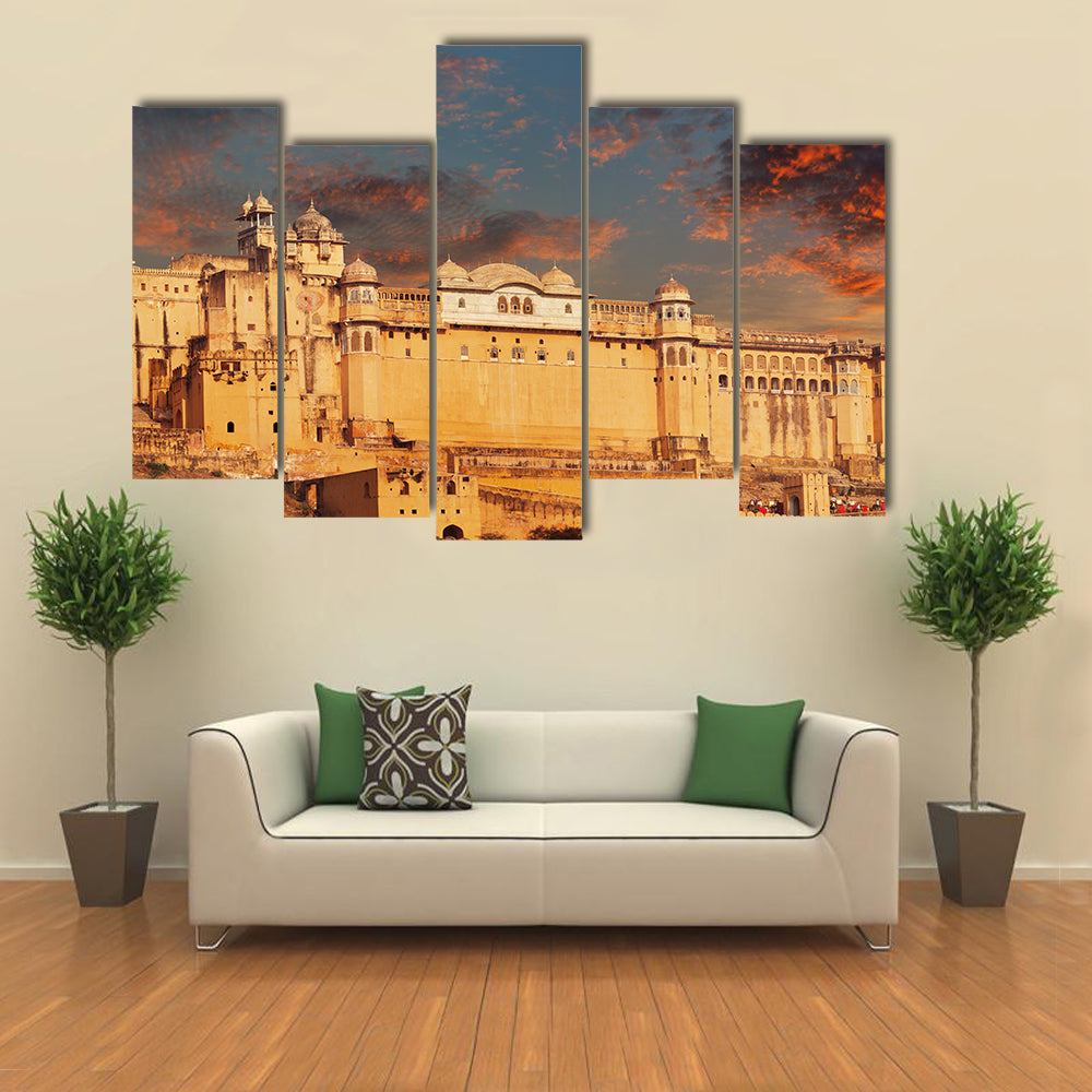 Amber Fort in Jaipur, India Canvas Wall Art