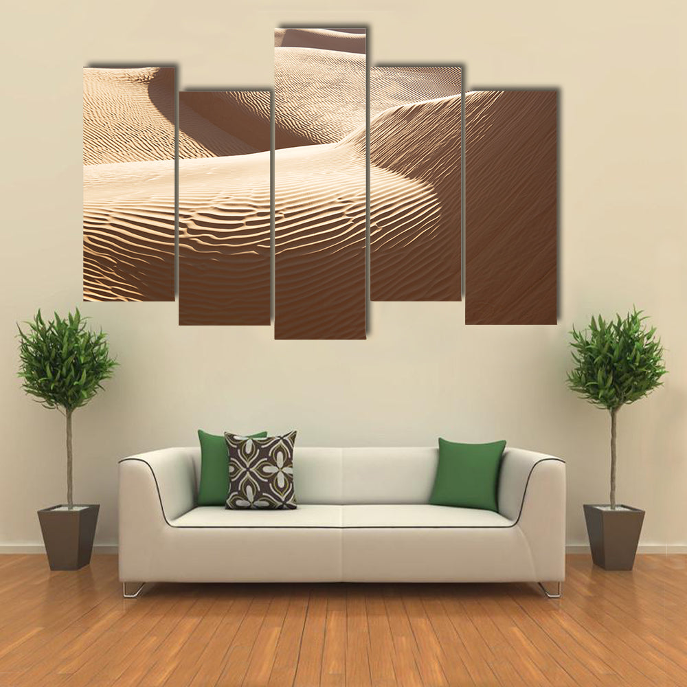 Sand Dunes Desert Of Sahara Canvas Wall Art