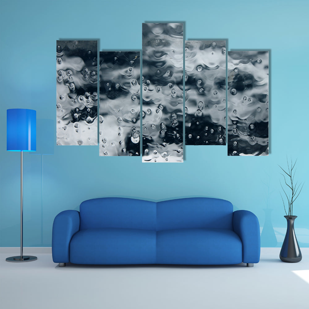 Ocean Spray on Boat Window Canvas Wall Art
