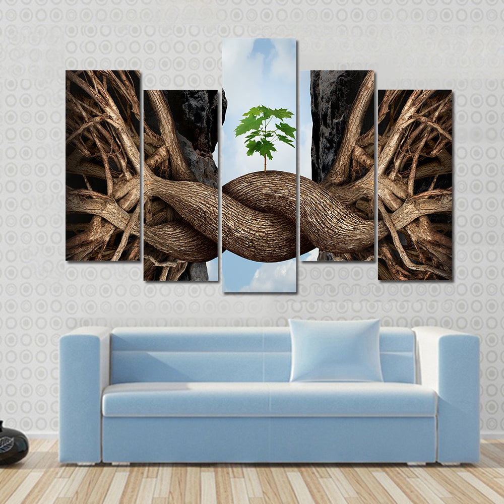 Unity Growth Concept Canvas Wall Art