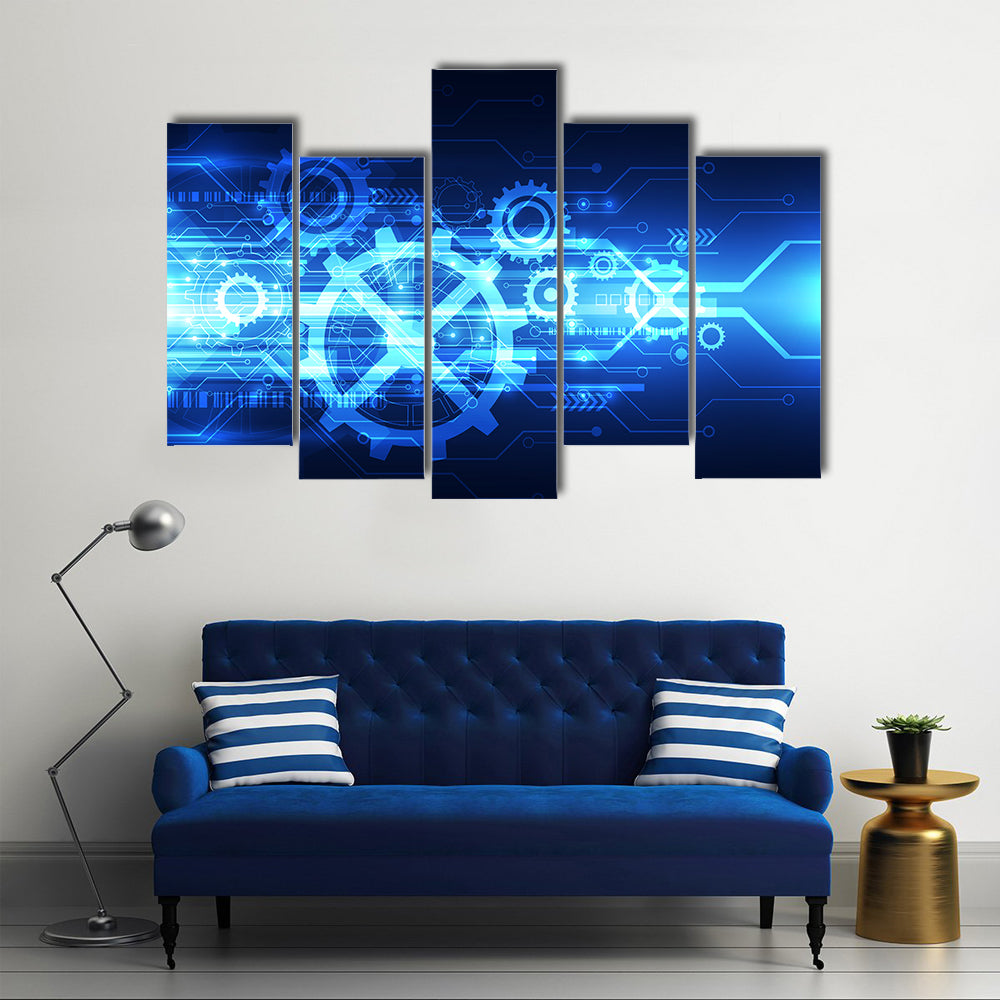 Engineering Future Technology Canvas Wall Art