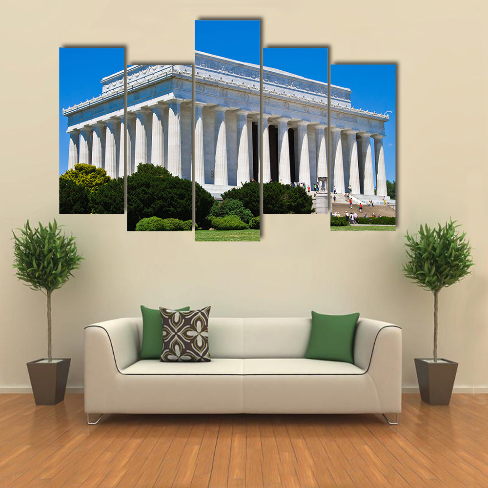 Lincoln Memorial in Washington Dc Canvas Wall Art