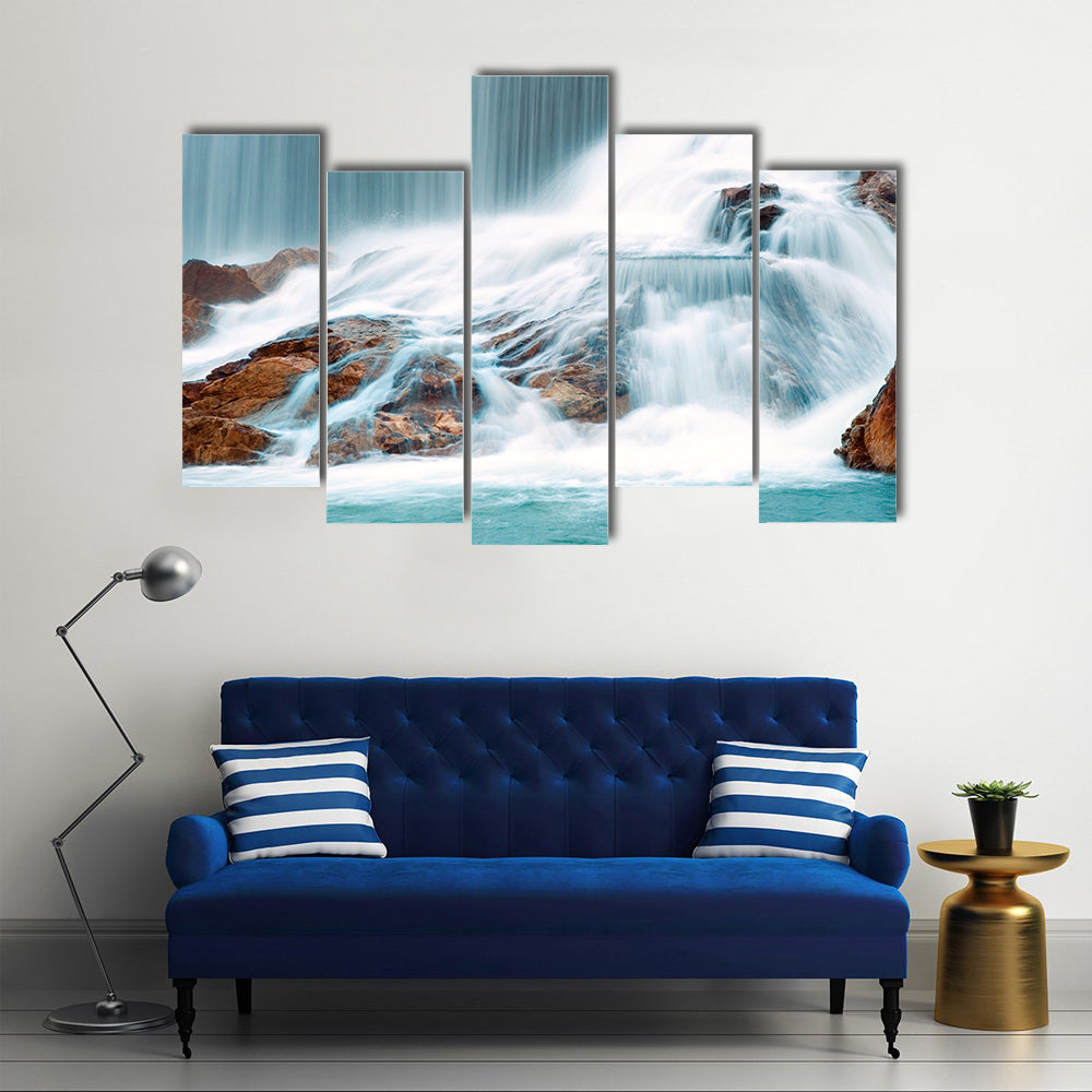 Ningbo Waterfall In China Canvas Wall Art