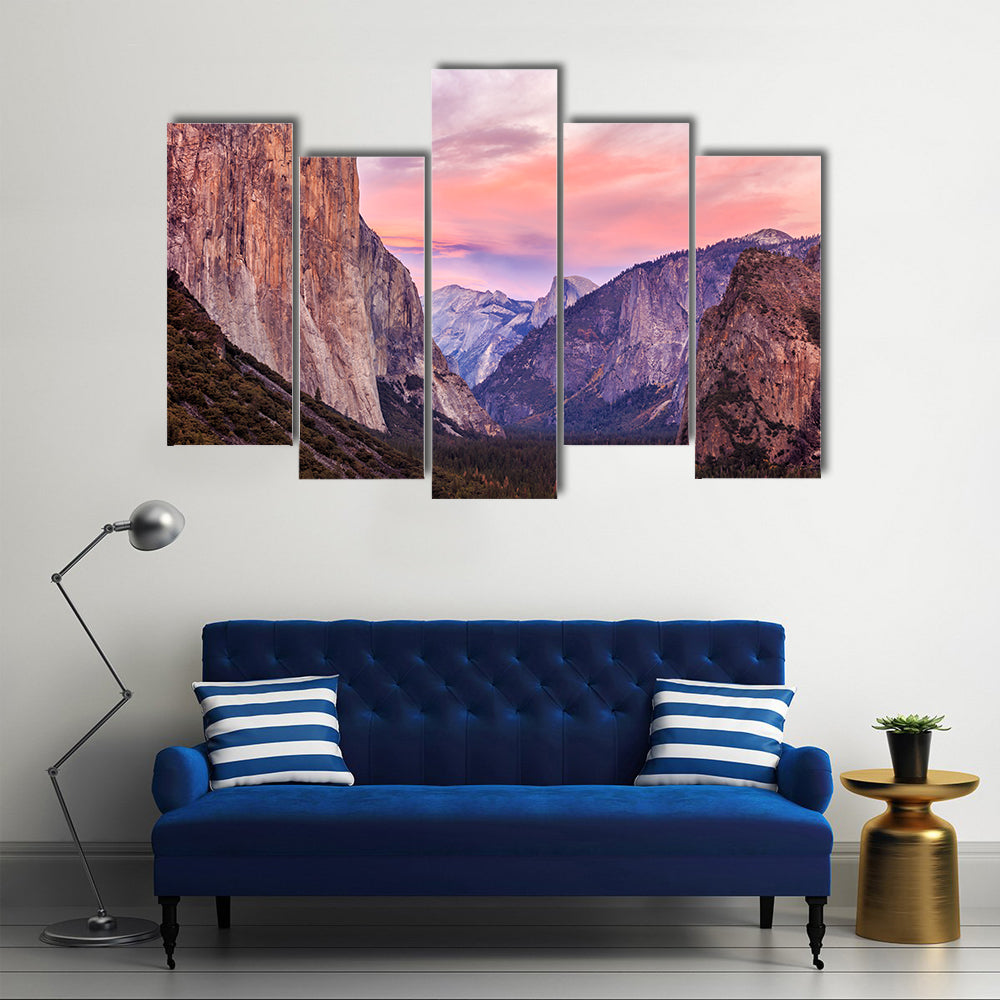 Yosemite National Park Valley Canvas Wall Art