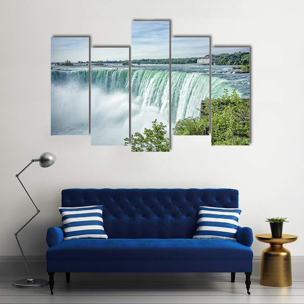 Niagara Falls From The Canadian Side Canvas Wall Art