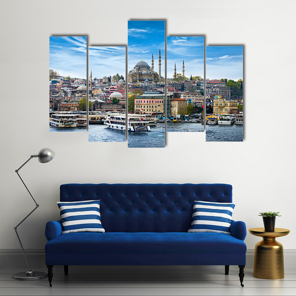 Istanbul The Capital Of Turkey Canvas Wall Art