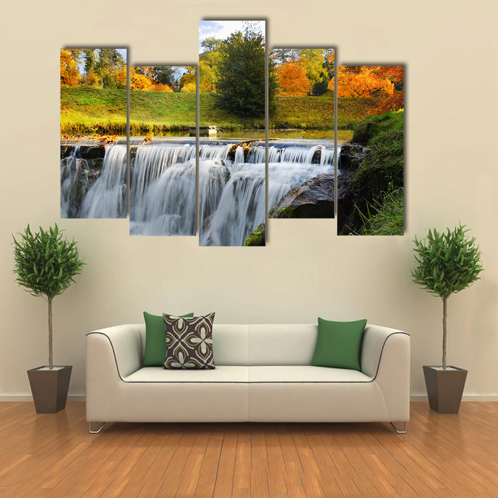 Scenic Cascades Waterfall Canvas Wall Art