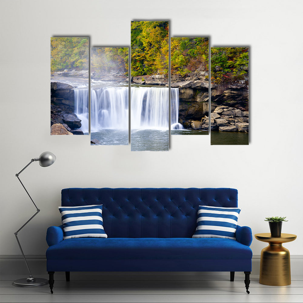 Cumberland Falls In Kentucky Canvas Wall Art