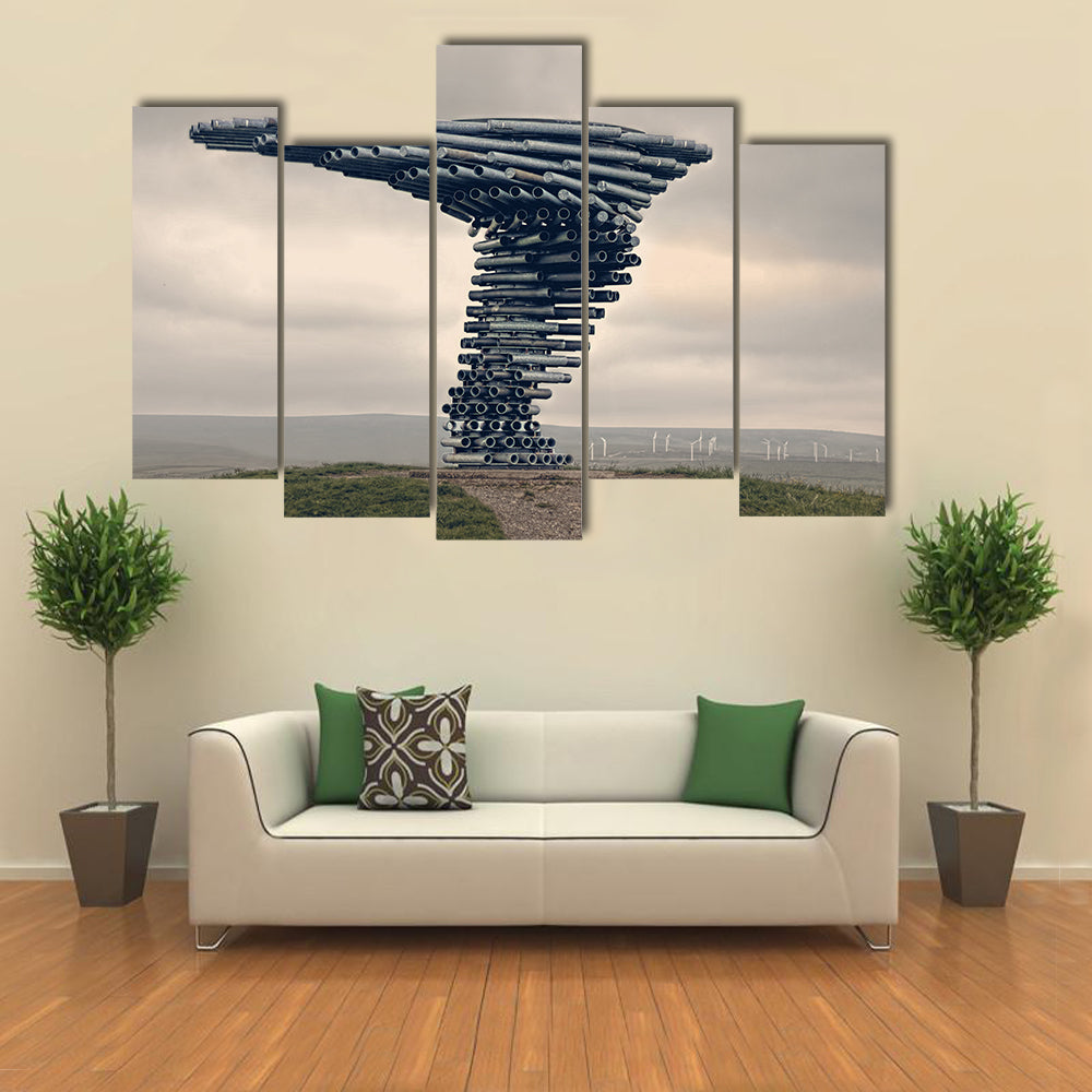 Singing Ringing Tree Sculpture in Lancashire Canvas Wall Art