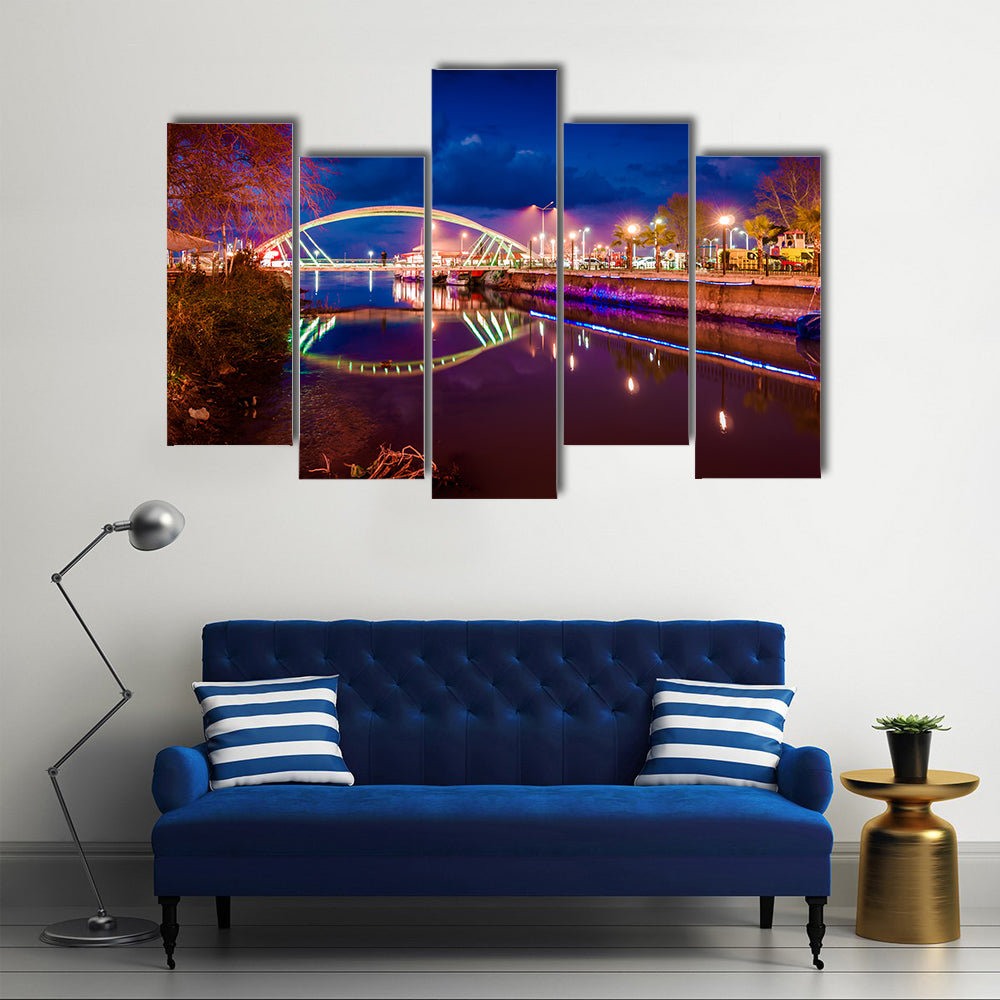 Lovers Bridge Of The Yalova City Turkey Canvas Wall Art