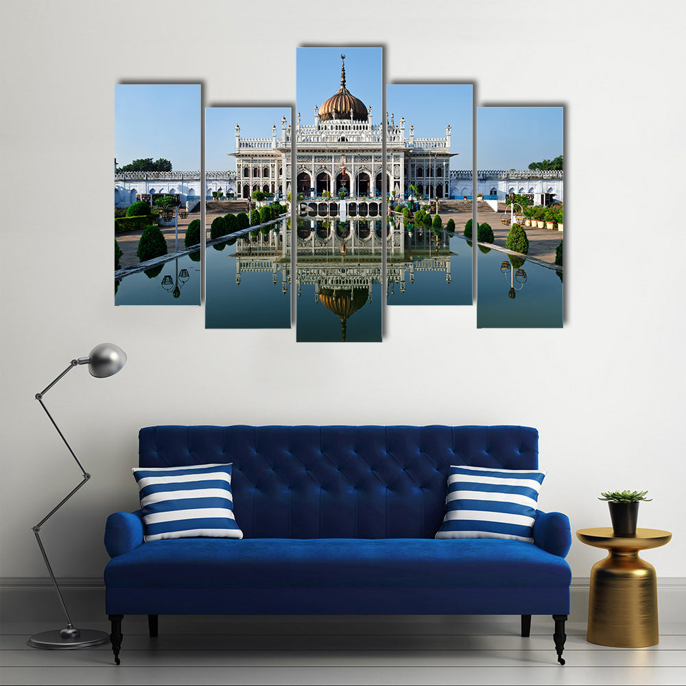 Chota Imambara In Lucknow Canvas Wall Art