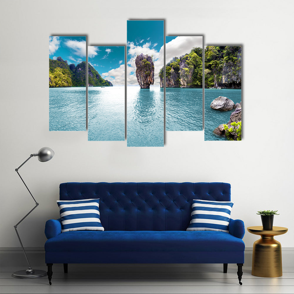 Thailand Sea And Phuket Island Canvas Wall Art